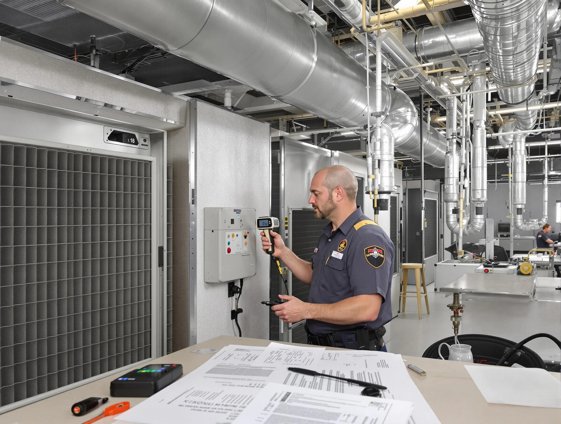 Professional filter system inspection by Tucker Air Duct Cleaning in Tucker