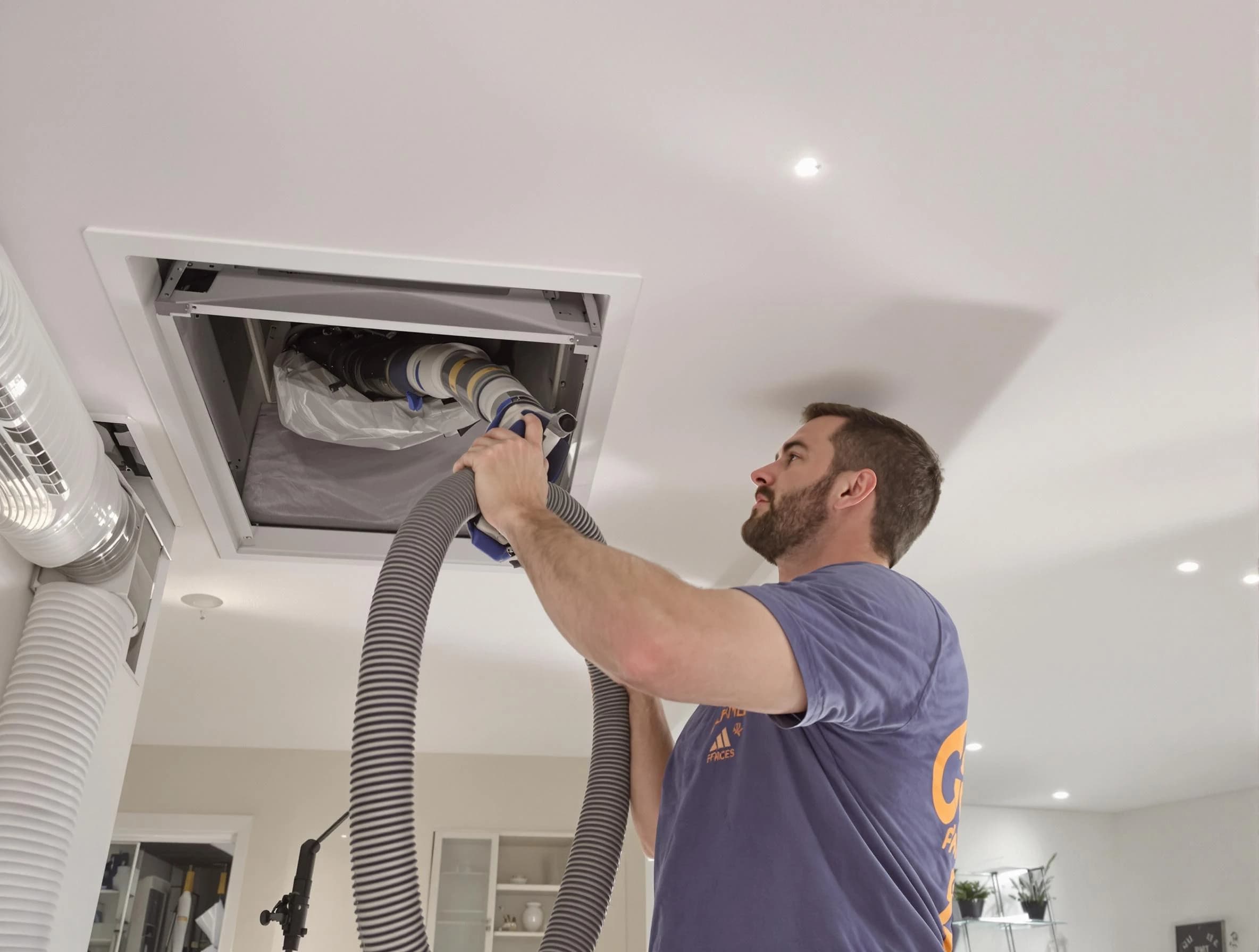 Precision indoor duct cleaning by Tucker Air Duct Cleaning in Tucker