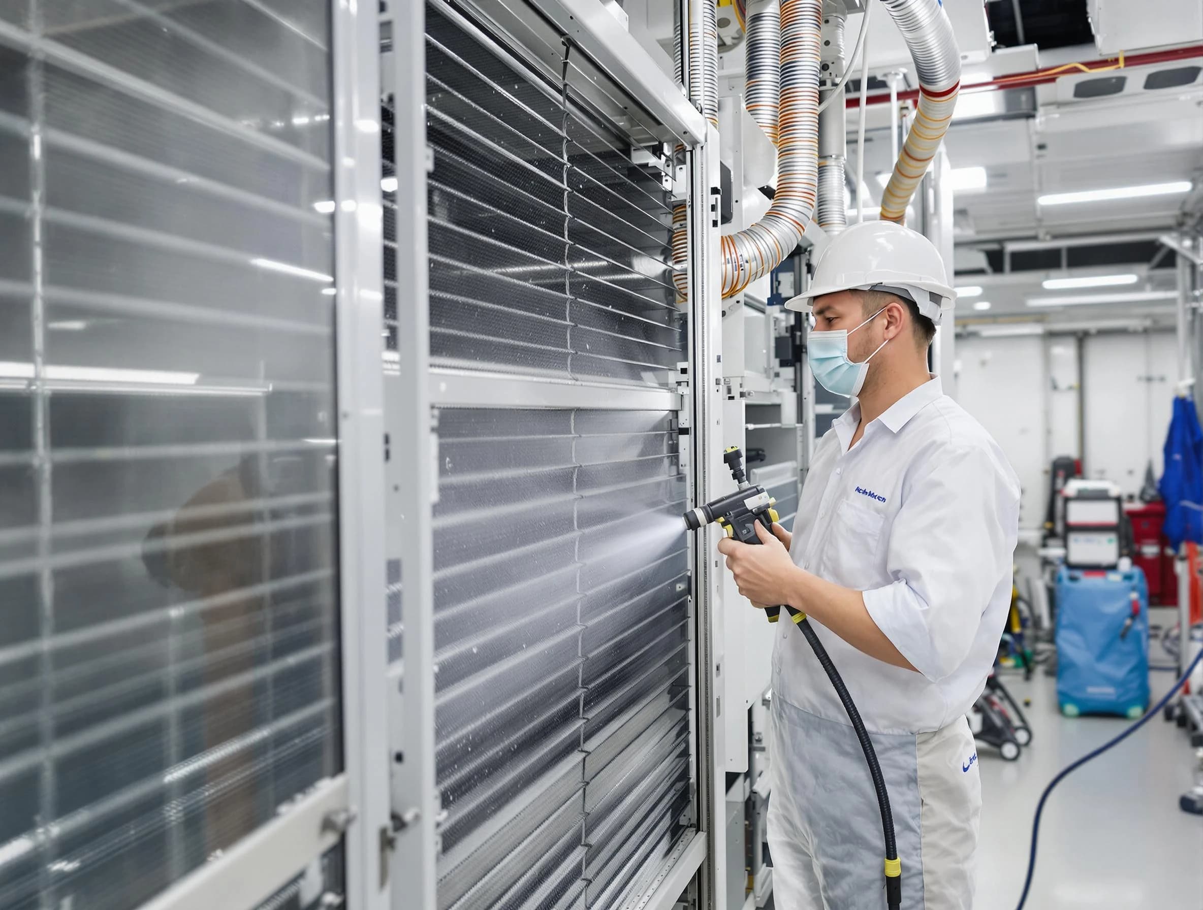 Professional AC coil cleaning by Tucker Air Duct Cleaning in Tucker