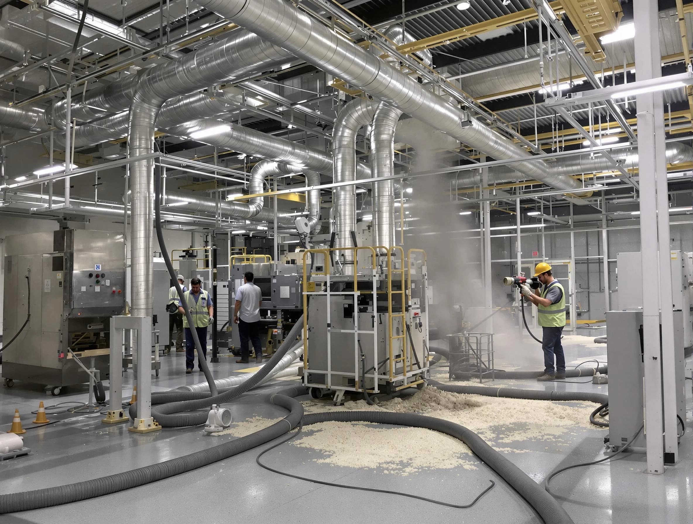 Heavy-duty industrial duct cleaning by Tucker Air Duct Cleaning in Tucker