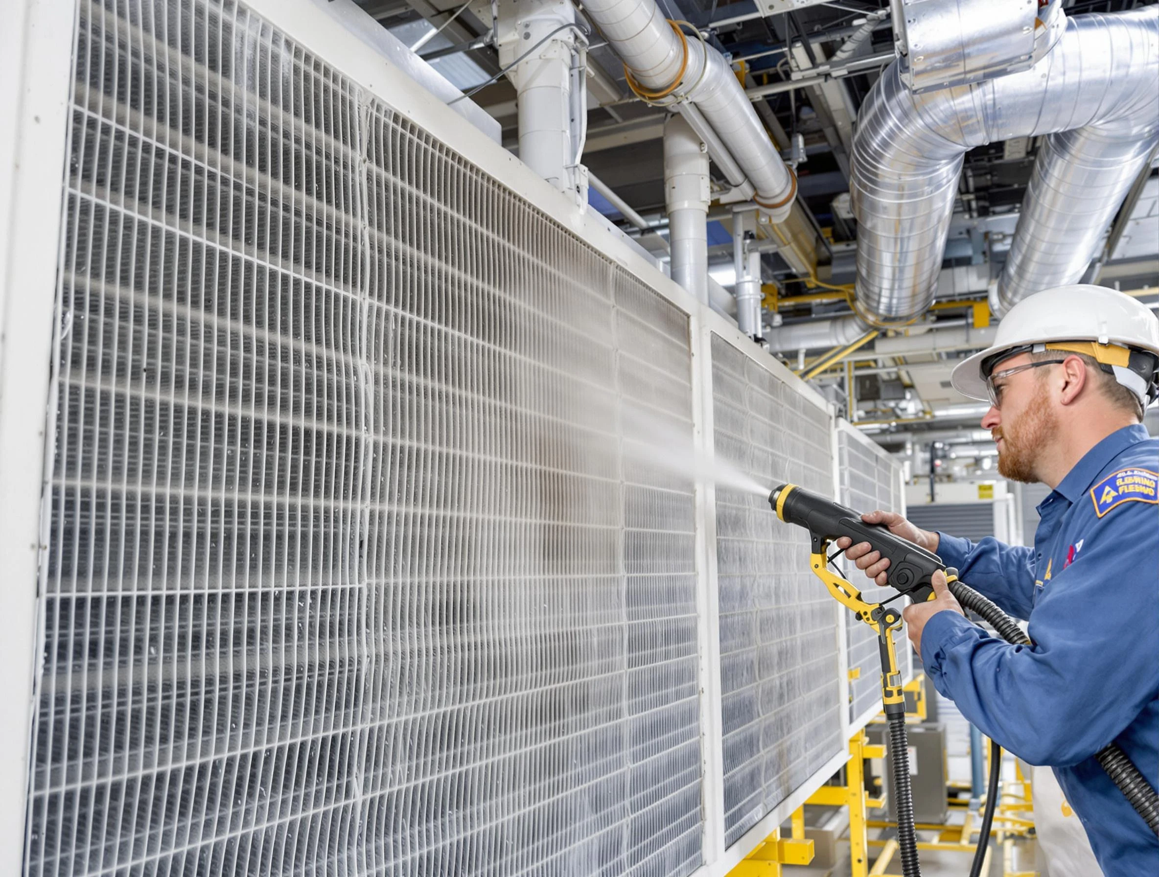 Professional commercial coil cleaning by Tucker Air Duct Cleaning in Tucker