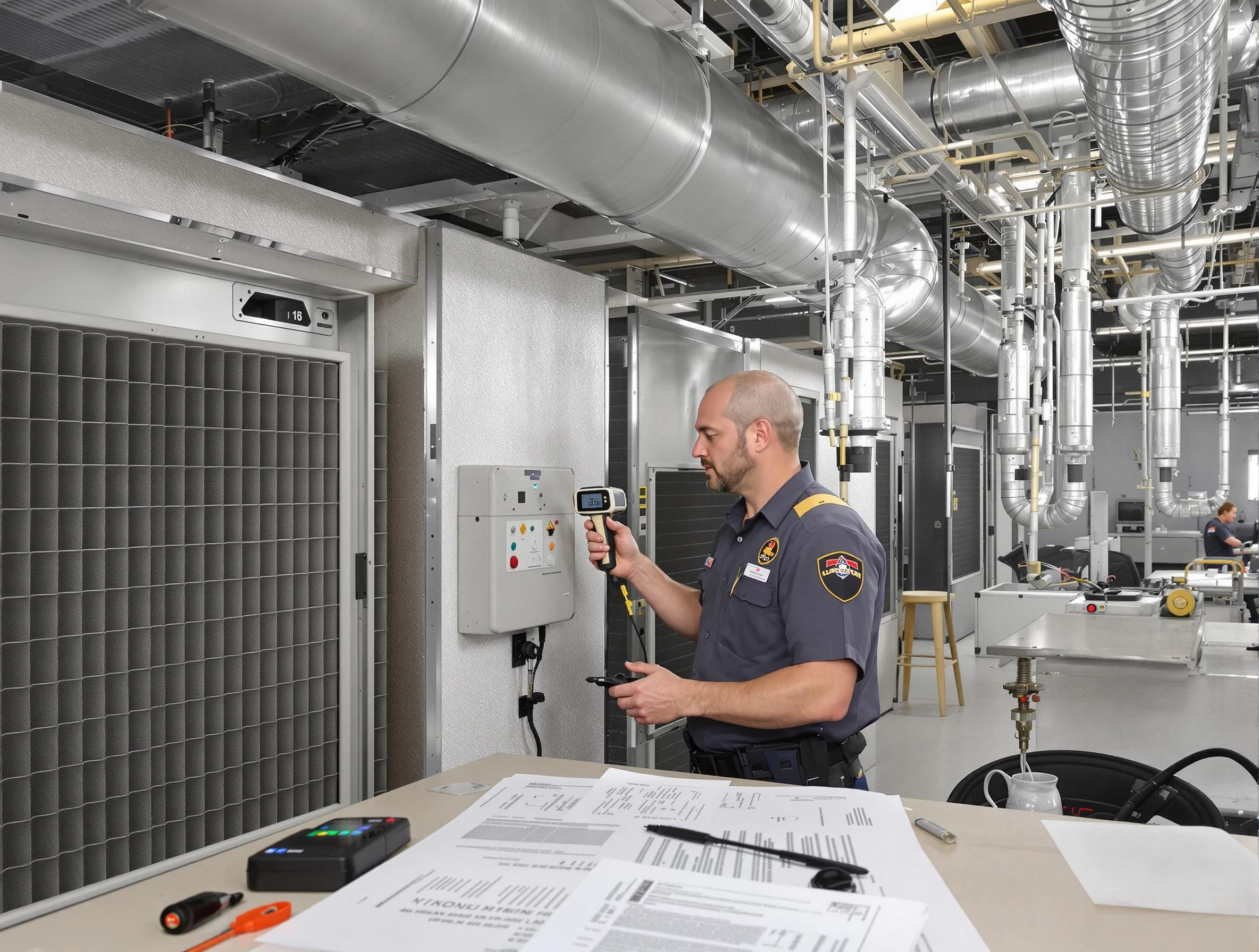 Professional filter system inspection by Tucker Air Duct Cleaning in Tucker