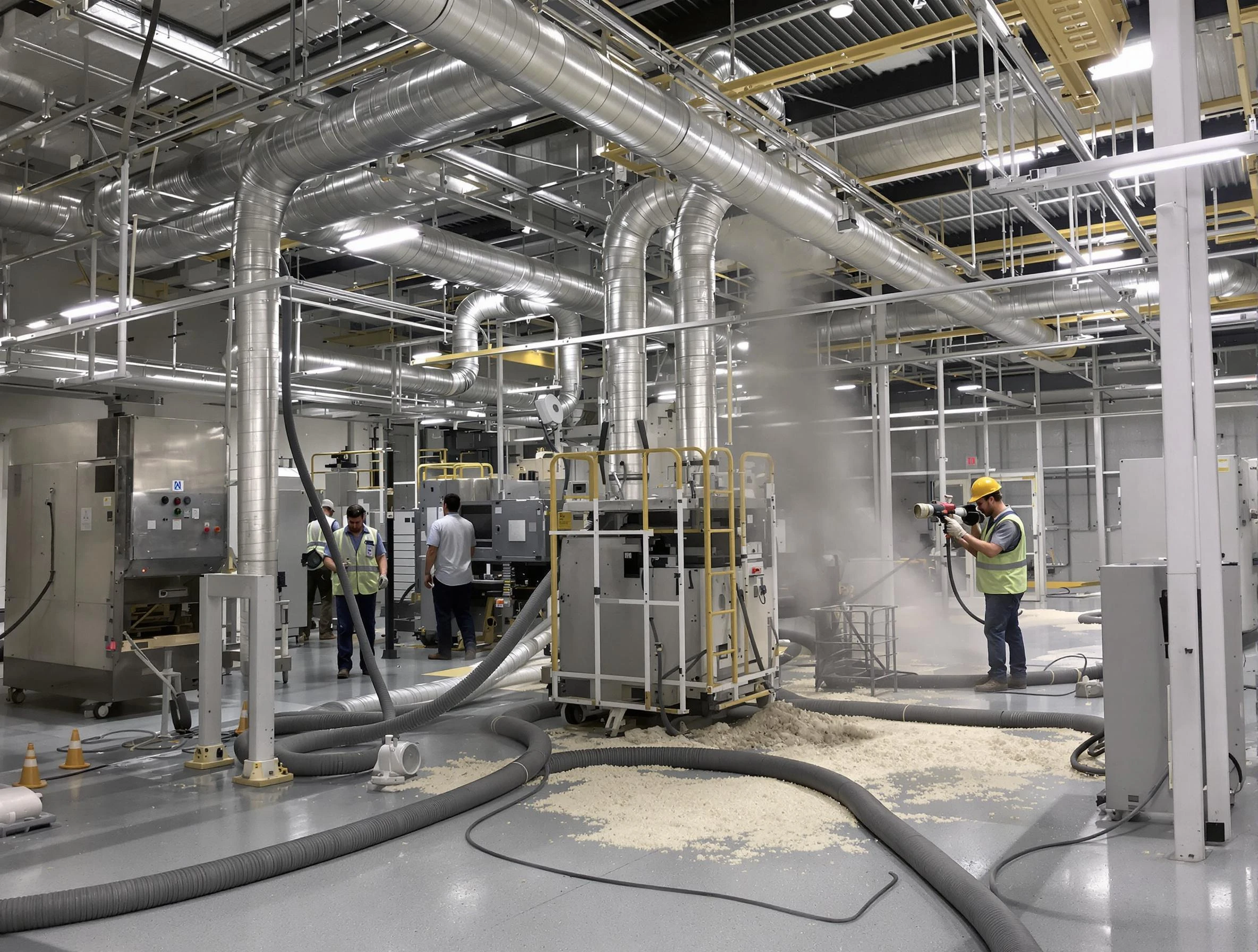 Heavy-duty industrial duct cleaning by Tucker Air Duct Cleaning in Tucker